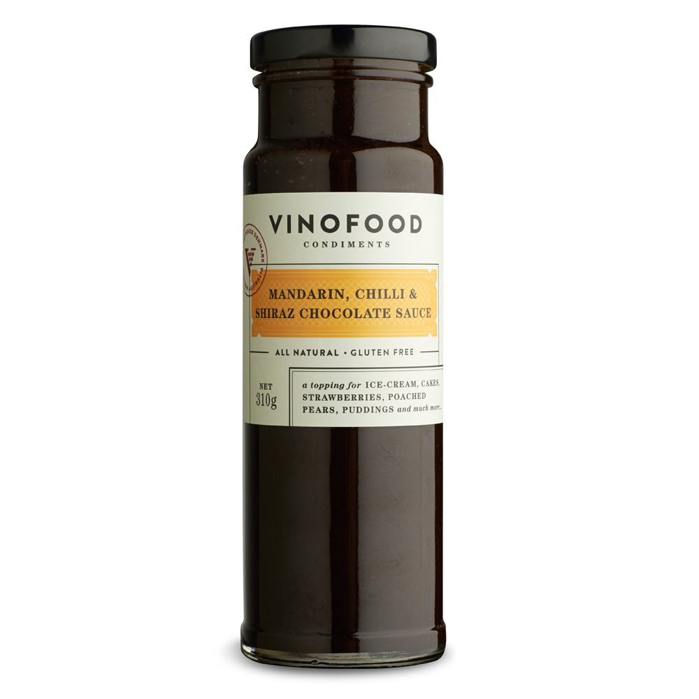 Mandarin, Chilli & Shiraz Chocolate Sauce (310g)