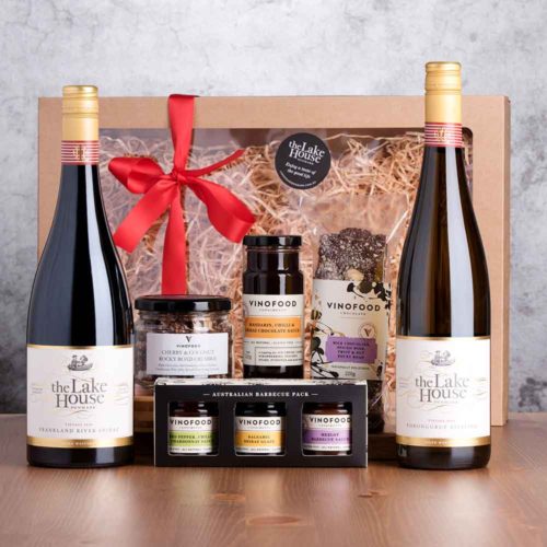 Wine and Chocolate Gift Hamper Lake House Denmark