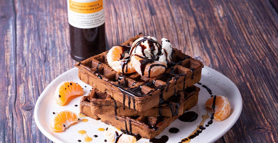 Double Chocolate Waffles